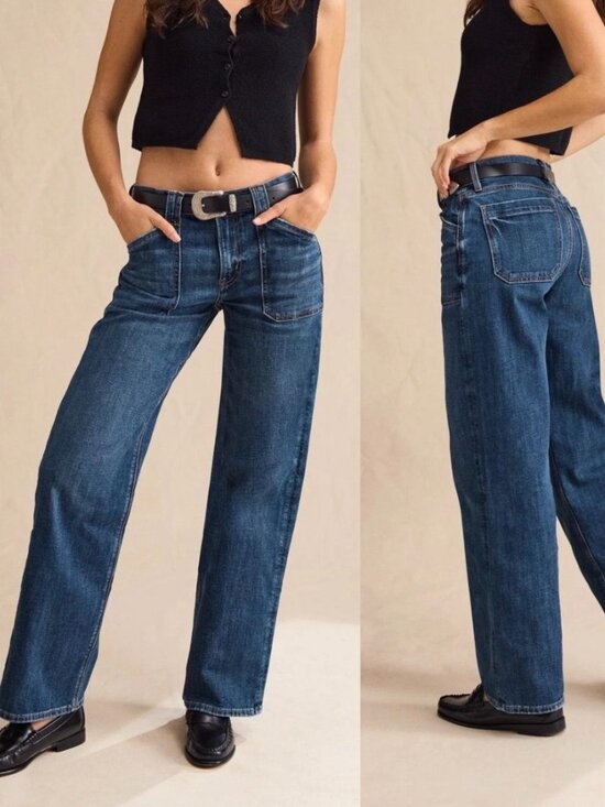 American Eagle Outfitters Denim - American Eagle Stovepipe Stretch Jeans Size 14 Regular Medium Wash Denim